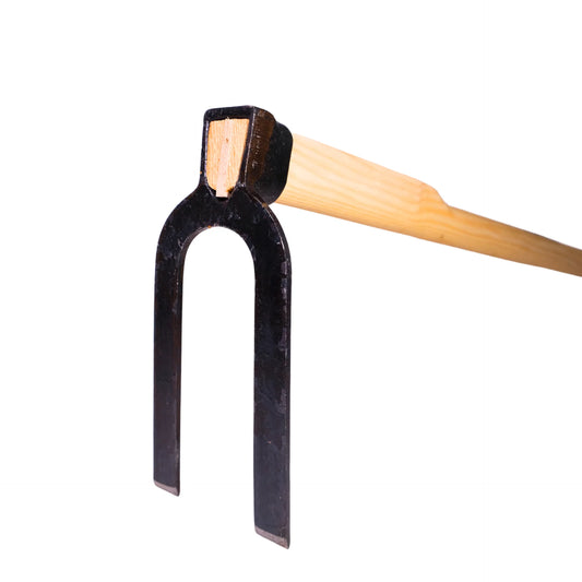 Württembergischer Karst Hoe - 2-Tine Flat Edge