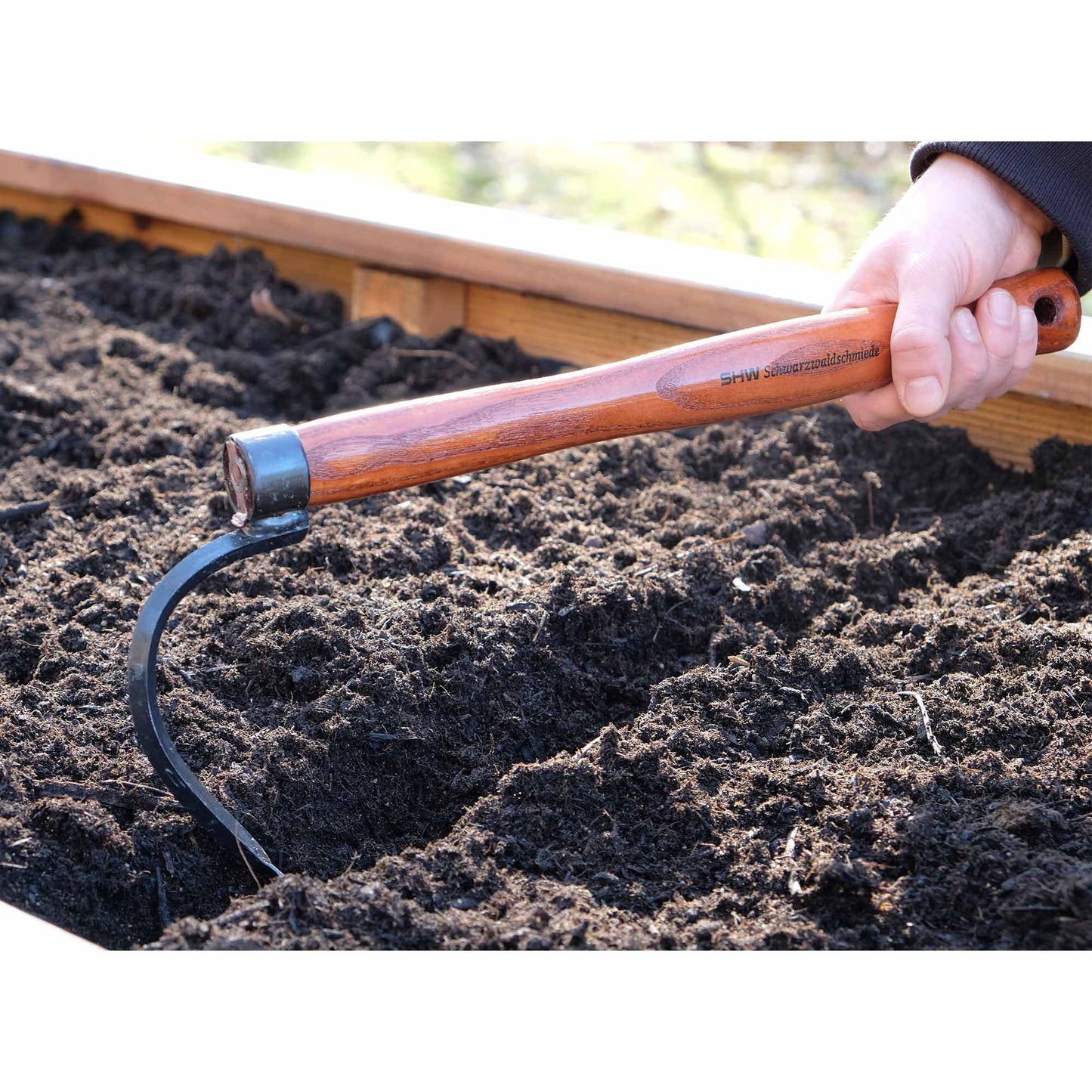 Rex Bio Raised Bed Fork – with ash handle, 40 cm