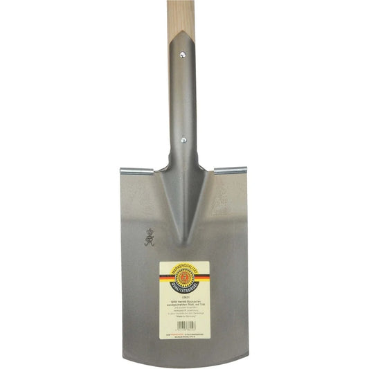 German Carbon Steel Spade 4.7lbs, 10"x 7" with 35" Ash Knob Handle