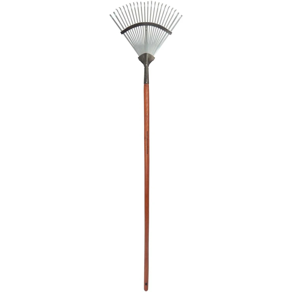 German Adjustable Curved-Edge Lawn Rake