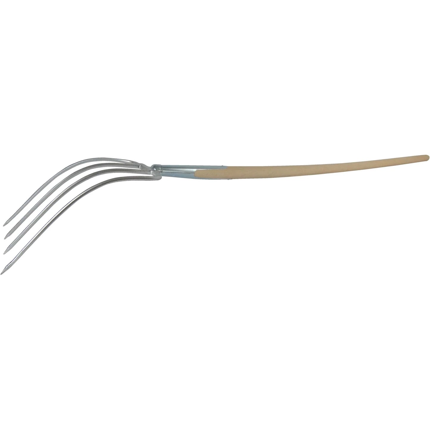 Austrian Manure Fork, 4 Tines – Size 31x23cm, with ferrule and 53-inch handle