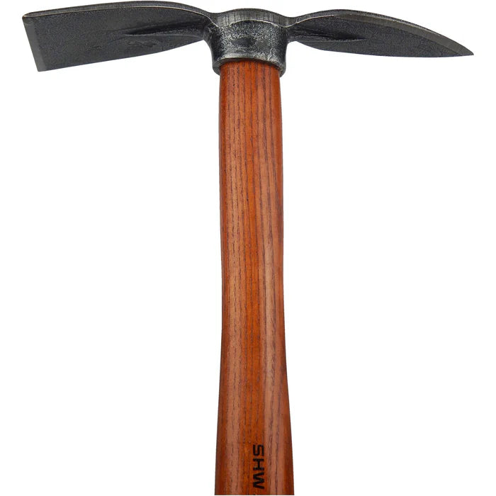 German Rex Hand Duo-Hoe with flat and pointed blade, ash handle 40 cm