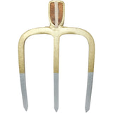 German Weinberg Karst fork hoe with curved handle