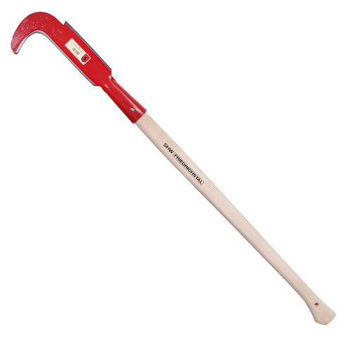 Bill hook with wooden handle for cleaning palm trees and branches and  cutting brushwood / 1111CM