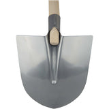 Frankfurter-style Steel Shovel with Curved Handle