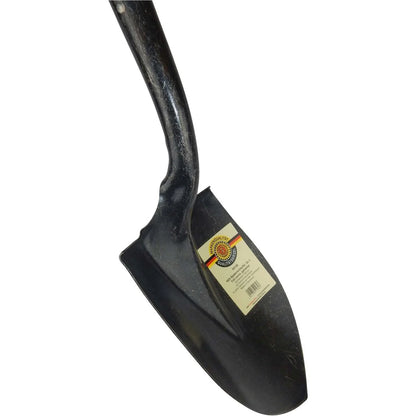 German Spade Shovel – Gr. 1, with black grip and ash handle 120 cm