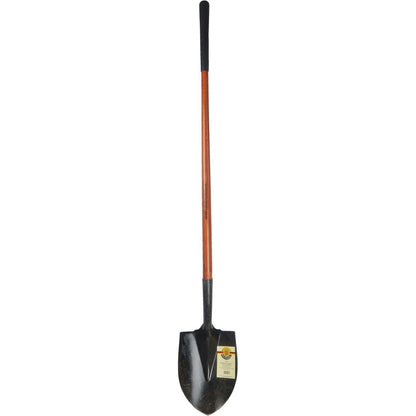 German Spade Shovel – Gr. 1, with black grip and ash handle 120 cm