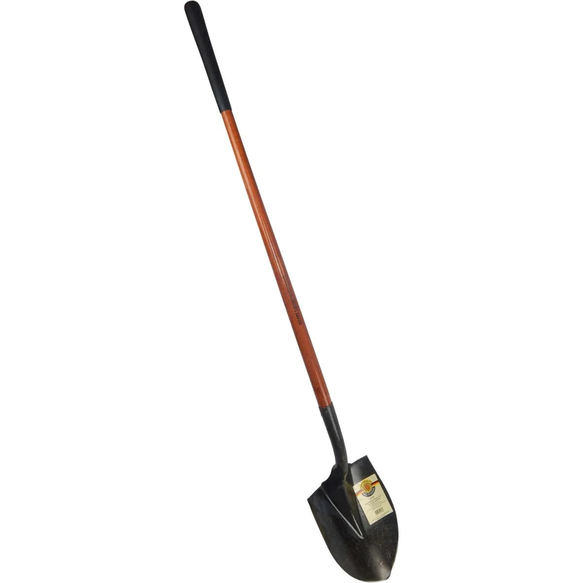 German Spade Shovel – Gr. 1, with black grip and ash handle 120 cm
