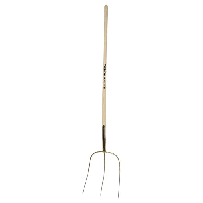 3-Tine Pitchfork with Curved Ash Handle