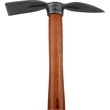 German Rex Hand Duo-Hoe with flat and pointed blade, ash handle 40 cm