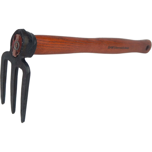 German Rex Hoe with 3 Tines – and ash wood handle 40 cm long