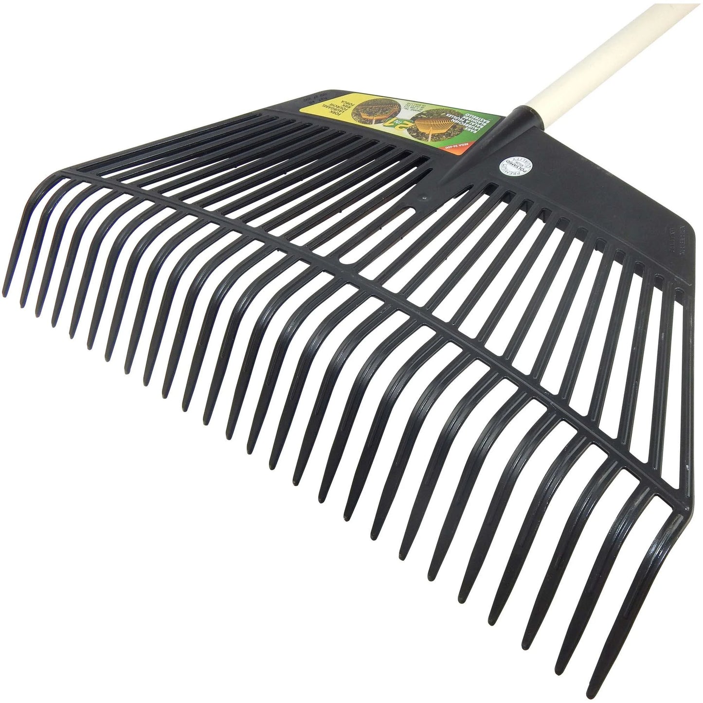 Nylon 2-in-1 Leaf Rake and Scoop