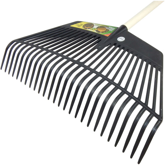 Nylon 2-in-1 Leaf Rake and Scoop