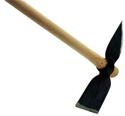 Small Hoe Two Sided, Point and Flat, 53" Handle