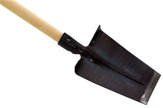 Square Laminated Spade with Step - with 53" Beech Handle